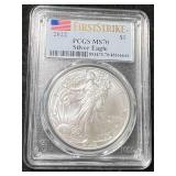 2022 AMERICAN SILVER EAGLE PCGS MS70