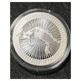 1 TROY OZ .999 FINE SILVER ZOMBUCKS ROUND IN AIRTITE