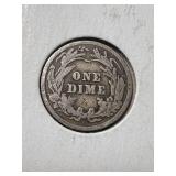 1906 US BARBER DIME