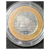 .6 TROY OZ .999 FINE SILVER LAS VEGAS CASINO TOKEN