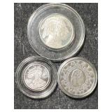 .6 TROY OZ .999 FINE SILVER FRACTIONAL PIECES
