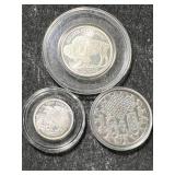 .6 TROY OZ .999 FINE SILVER FRACTIONAL PIECES