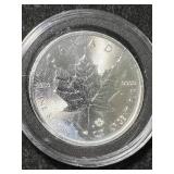 2016 CANADIAN MAPLE LEAF 1 TROY OZ .9999 FINE SILVER IN AIRTITE