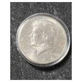 1964 US KENNEDY HALF DOLLAR IN AIRTITE