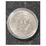 1964 US KENNEDY HALF DOLLAR IN AIRTITE