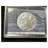 2023 AMERICAN SILVER EAGLE 1 TROY OZ .999 FINE SILVER IN CASE