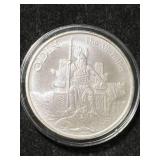 1 TROY OZ .999 FINE SILVER VALKYRIE ROUND IN AIRTITE