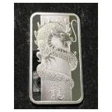 1 TROY OZ .999 FINE SILVER SUISSE BAR