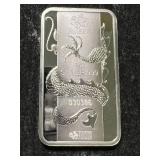 1 TROY OZ .999 FINE SILVER SUISSE BAR