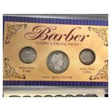 US BARBER COIN COLLECTION 3 COIN SET