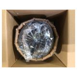 Home Decorators Collection Kristella 1-Light Black Crystal Pendant Light Customer Returns See Pictures