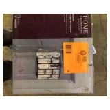 Home Decorators Collection Kristella 1-Light Black Crystal Pendant Light Customer Returns See Pictures