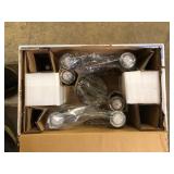 Hampton Bay 6-Light 4 ft. Chrome Integrated LED Track Lighting Kit Customer Returns See Pictures