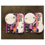 Lot of Kidde 10-Year Worry-Free Smoke and Carbon Monoxide Detector, Battery Powered with Voice Alarm (2-Pack) Customer Returns See Pictures