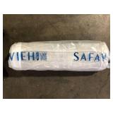 SAFAVIEH Lyndhurst Anthracite/Cream 7 ft. x 7 ft. Square Border Area Rug  Customer Returns See Pictures