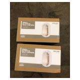Lot of 8 in. White Outdoor Wall Bulkhead Light   Customer Returns See Pictures