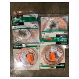 Lot of Everbilt 1/4 in. COMP x 1/4 in. COMP x 15 ft. Copper Ice Maker Installation Kit Customer Returns See Pictures