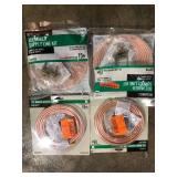 Lot of Everbilt 1/4 in. COMP x 1/4 in. COMP x 15 ft. Copper Ice Maker Installation Kit Customer Returns See Pictures