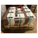 42  Boxes of TrafficMaster Honeycomb 4 MIL x 12 in. W x 12 in. L Peel and Stick Water Resistant Vinyl Tile Flooring (30 sqft/case)  Customer Returns See Pictures