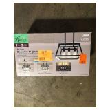 Feit Electric Katalyst 60-Watt 3-Light Matte Black Modern Adjustable CCT and 3-Light Modes Integrated LED Chandelier Light  Customer Returns See Pictures