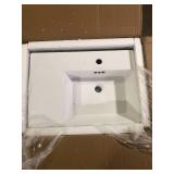 Swiss Madison St. Tropez Vessel Sink in Glossy White  Customer Returns See Pictures