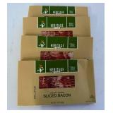 F. 4x 12oz Hickory Smoked Sliced Bacon-Heritage Farm