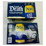 2x 6pk Liquid Death Water-Dead Billionaire-Tea/Lemonade x Agave x Vitamins