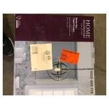 Home Decorators Collection Barton Bay 1-Light Bronze and Champagne Pewter Orb Mini Pendant Hangling Light Customer Returns See Pictures