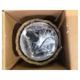 Home Decorators Collection Kristella 1-Light Black Crystal Pendant Light Customer Returns See Pictures