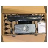 Feit Electric Katalyst 60-Watt 3-Light Matte Black Modern Adjustable CCT and 3-Light Modes Integrated LED Chandelier Light Customer Returns See Pictures