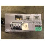 Feit Electric Katalyst 60-Watt 3-Light Matte Black Modern Adjustable CCT and 3-Light Modes Integrated LED Chandelier Light Customer Returns See Pictures