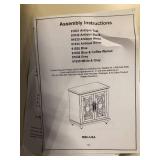 Martin Svensson Home Elegant Antique TV Stand Fits TVs Up to 42 in. with Removable Shelves Customer Returns See Pictures