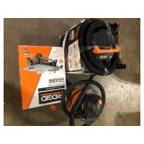 Lot of Assorted Ridgid  Power Tool Items Various Models and Conditions Customer Returns See Pictures