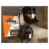 Lot of Assorted Ridgid  Power Tool Items Various Models and Conditions Customer Returns See Pictures
