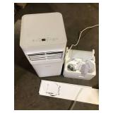 Vissani 5,000 BTU (DOE) 115-Volt Portable Air Conditioner Unit Cools up to 150 sq. ft. with Dehumidifier and Remote in White  Customer Returns See Pictures