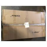 Glacier Bay Zero Radius 33 in. Undermount 50/50 Double Bowl 18 Gauge Stainless Steel Kitchen Sink with Accessories   Customer Returns See Pictures