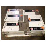 54 Boxes of TrafficMaster Carrara Marble 4 MIL 12 in. W x 24 in. L Peel and Stick Waterproof Vinyl Tile Flooring (20 sqft/case)Customer Returns See Pictures