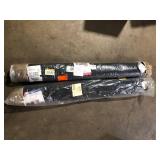 Beverly Rug Oasis Solid Black 4 ft. x 6 ft. Non-Slip Rubber Back Indoor Area Rug   Customer Returns See Pictures