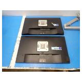 Dual Monitor LCD Mount with 2 Dell Monitors // x2 Dell P2317H LCD Monitor with 1920 x 1080 HD Resolution // Includes power cables