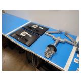 Dual Monitor LCD Mount with 2 Dell Monitors // x2 Dell P2317H LCD Monitor with 1920 x 1080 HD Resolution // Includes power cables