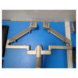 Dual Monitor LCD Mount with 2 Dell Monitors // x2 Dell P2317H LCD Monitor with 1920 x 1080 HD Resolution // Includes power cables