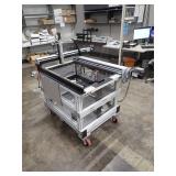 The item shown below is a acrylic water tank and linear actuators (with motor control boards in the enclosure) // Tank is equipped with 3 Danaher Servo Motors (see photos)