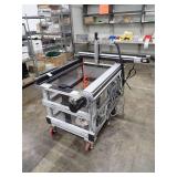 The item shown below is a acrylic water tank and linear actuators (with motor control boards in the enclosure) // Tank is equipped with 3 Danaher Servo Motors (see photos)