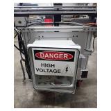 The item shown below is a acrylic water tank and linear actuators (with motor control boards in the enclosure) // Tank is equipped with 3 Danaher Servo Motors (see photos)