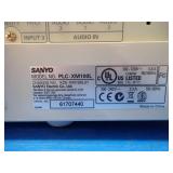 Sanyo PLC-XM100L Projector // 1024 x 768 Native Resolution // 5000 Lumens with 728 Lamp Hours // Includes CAB-AC power cable and Remote