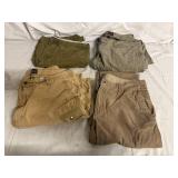 4 Pairs of Khaki Pants - 38 x 32