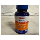 12 Bottles of Meijer Chewable Vitamin C Tablets