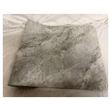 2ft x 6ft Bath Rug - Light Grey Marble