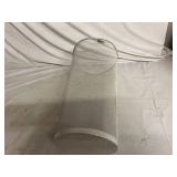 White Mind Reader Mesh Garbage Bin