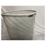 White Mind Reader Mesh Garbage Bin